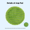LTWHOME 16 cm Microfibre Pads Suitable for Floating Mop Pack