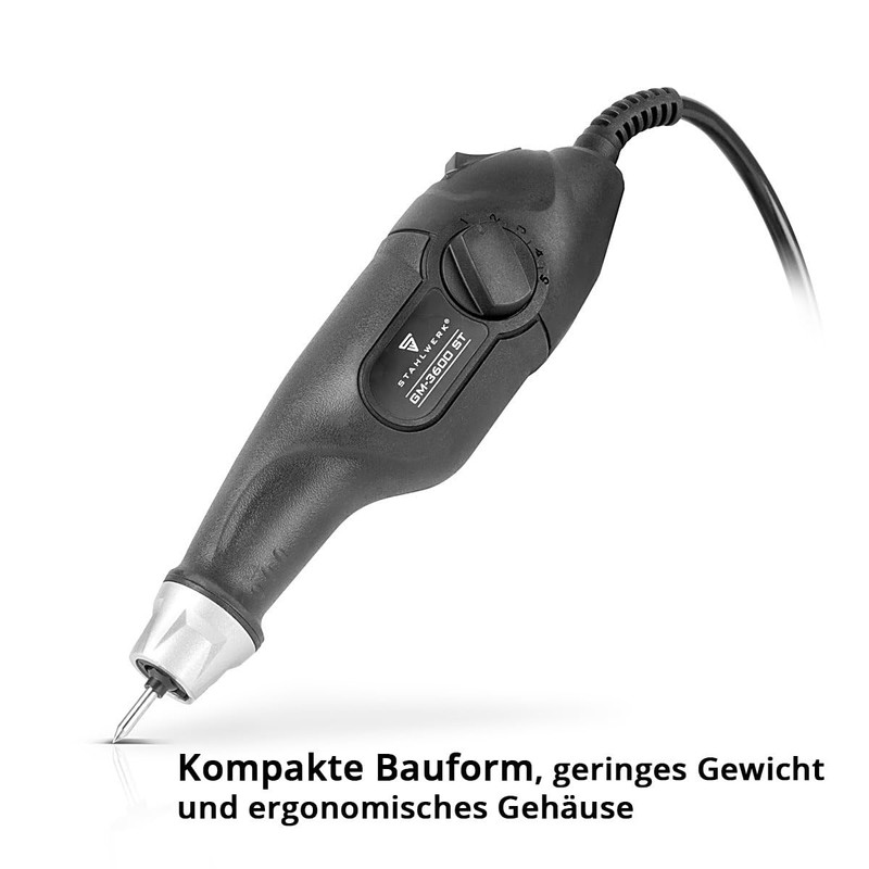Stahlwerk Engraving Machine GM-3600 ST with 24 W Electric Engraver