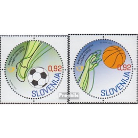 Prophila Collection Slovenia 859-860 (Complete Edition) Mint NH ** MNH 2010 Football and Basketball (Stamps for Collectors) Ball Games without Football (Basketball / Handball / Baseball etc.)