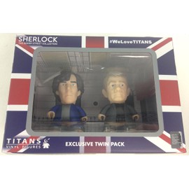 TITAN Sherlock and John Pajamas Vinyl Figures 2-Pack New York Comic Con Exclusive!