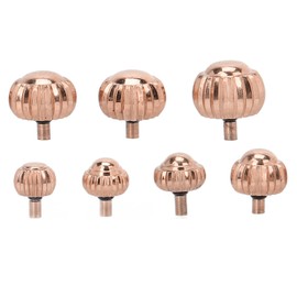 7Pcs Watch Crown Replacement Rose Gold Diversified Size Lightweight Portable Durable Watch Crown Parts