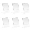 MaT store Acrylic Stand POP Stand a6 Size Tabletop Pedestal