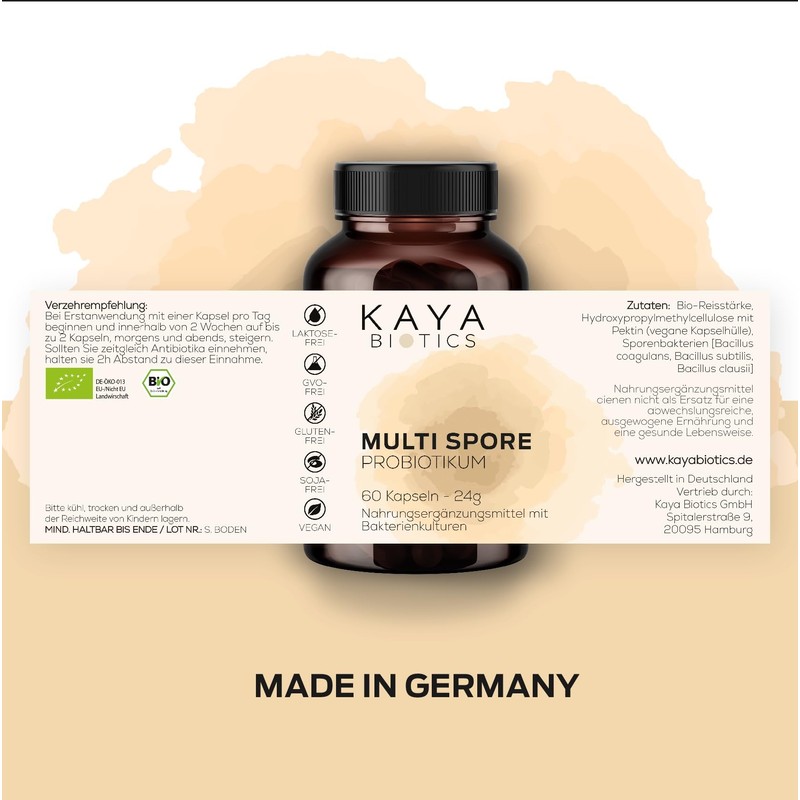 Multi Spore Intestinal Bacteria - Bacillus Coagulans & Bacillus Subtilis