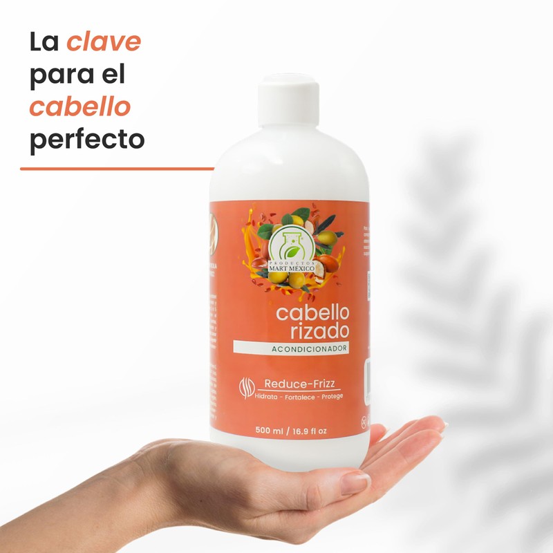 Acondicionador Para Rizos Hidratante Productos Mart Mexico 500 Ml