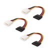 Cable Matters 3-Pack 4 Pin Molex to SATA Power Cable