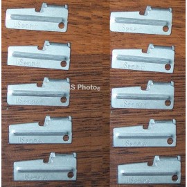 P-38 Can Opener 10 pack Shelby Co USGI for Military Army C Ration Mess Kit Scout