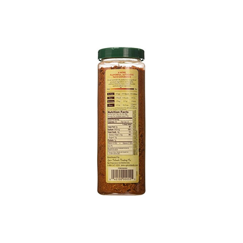 Spice Islands Premium Taco Seasoning with Chipotle Cocoa Powder and