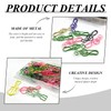 Pack of 100 Paper Clips, Music Note Guitar Paper Clips,