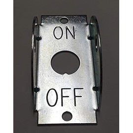 1213 Carling Toggle Switch Guard Marked On Off, 272-07293
