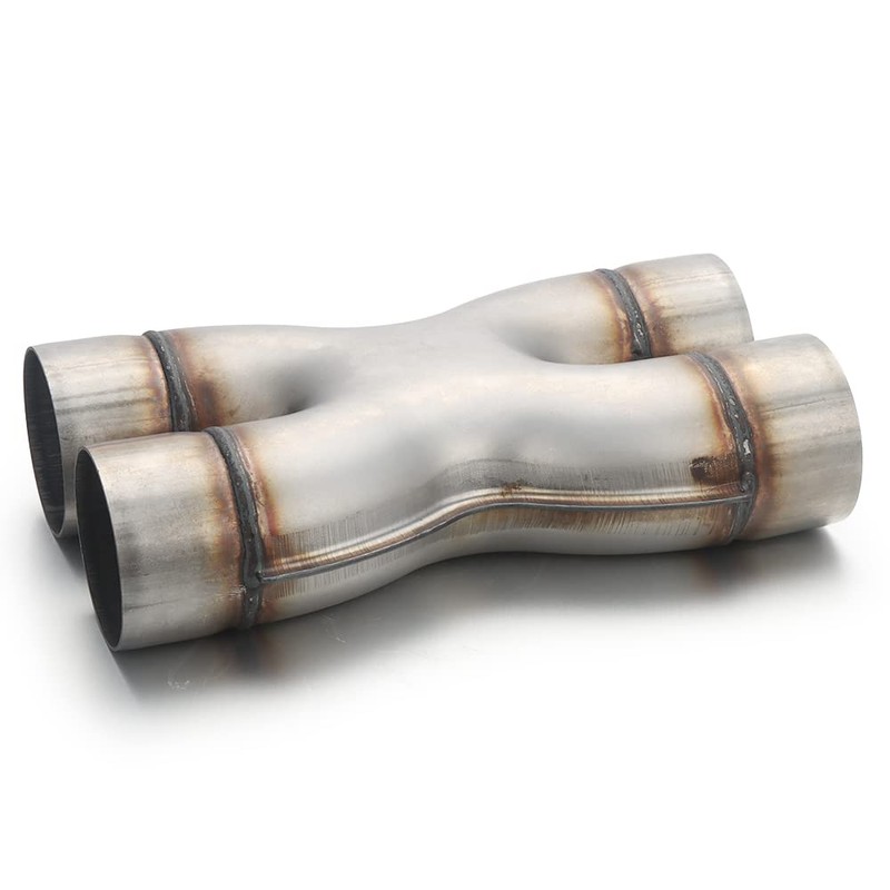 LCGP 3 Inch Inlet X Pipe,Universal Stainless Steel Diesel X-Pipe