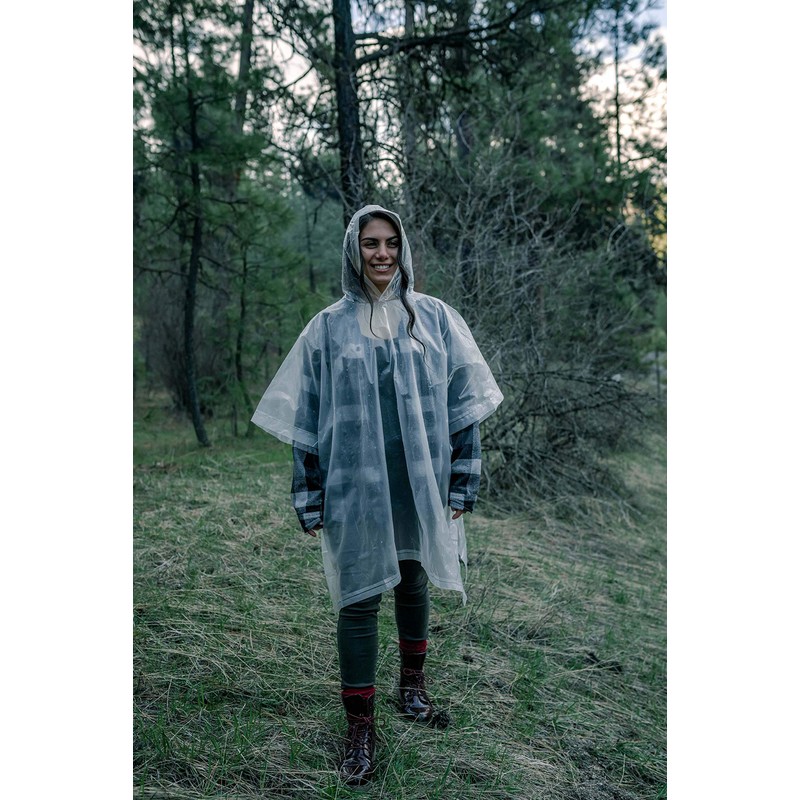 Stansport Peva Rainsuit, Clear, Small