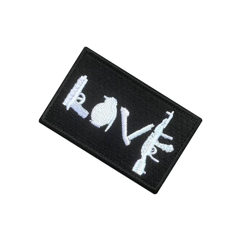 Love Funny Patch Hook and Loop Tactical Morale - Parche