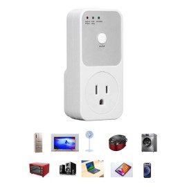 Protector De Voltaje De 120v Para Refrigeradores Y Congelado Blanco