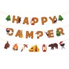 Camping Party Banner Happy Camper Banner Fun House Banner with
