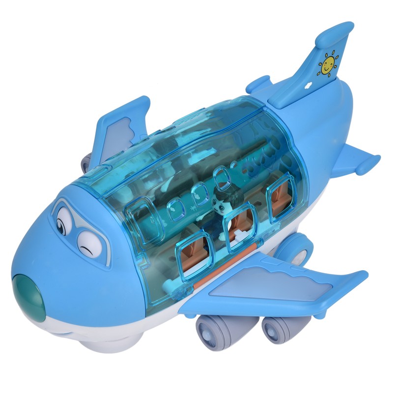 Airplane Toys Simulation Omni Directional Acousto Optic Aircraft Toy for
