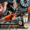 Siptenk 2" Freeze Rubber Expansion Plug 3 pcs, Automotive Rubber