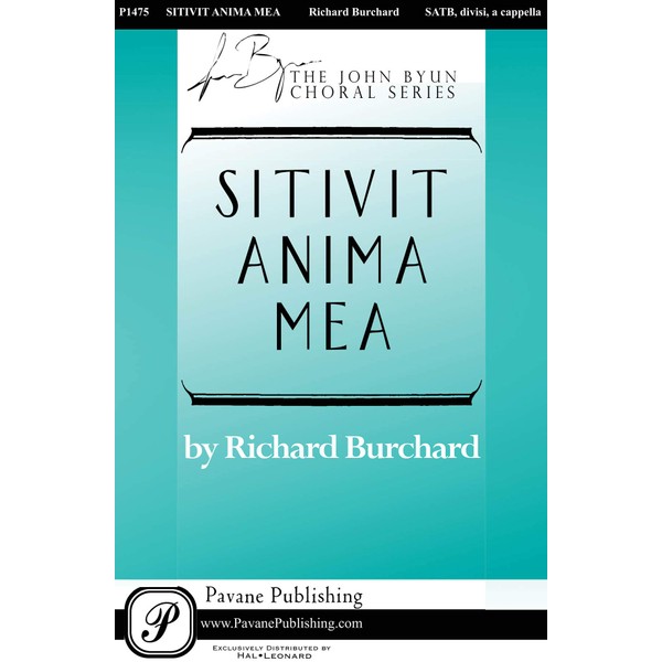 Sitivit Anima Mea - Richard Burchard - SATB div. a