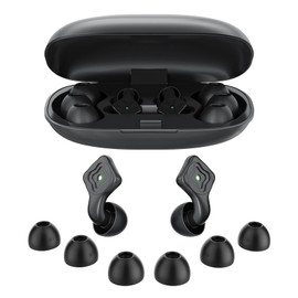 Yukezer Ear plugs for Sleeping Noise Cancelling, 45 dB Reusable Noise Cancelling Earplugs with 8 Ear Tips, Suitable for Concerts, Shooting, Travel, Earplugs for Snoring Blocking,Equipped & Storage Box