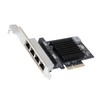 IO Crest Quad 2.5 Gigabit Ethernet PCI Express PCI-E Network