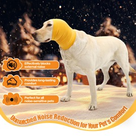 Kercynar Calming Dog Ears Cover, Dog Ear Muffs Noise Protection, Protection for Anxiety Relief, Calming Hood