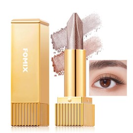 2 Colors Eyeshadow Stick, Eyeshadow Pencil, Sparkle, Eyeshadow Stick, Crayon, Shadow, Light Eyeshadow, Teardrop Bag, Waterproof, Highlight, Shinning, Moisturizing Eyes, Multicolor - FM06# Earth Color