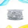 HEALLILY Silver Star Christmas Bead Ribbon, 1 Roll (196.85 inches)