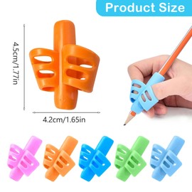 YTSMFL Writing Aid for Children's Pen, Pack of 10 Ergonomic Writing Aid Pen Holder Pen Hold Learning Children for Left or Right