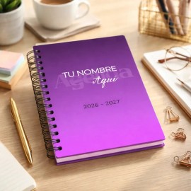 Agenda Escolar Diaria 2026 -2027 Personalizada Pasta Dura 34