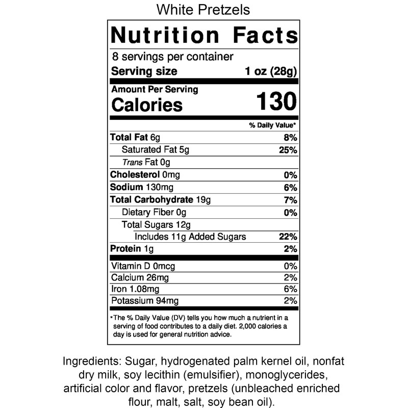 Amish Home Made Candies (White Pretzels)