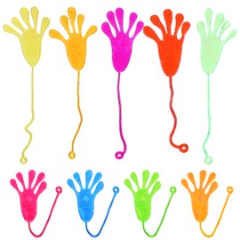 JSMTKJ 50 x Children's Colourful Gossip Hand Party Bags Clapping Hands Children's Birthday Small Gift Party Bag