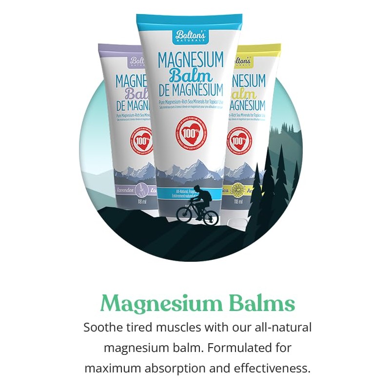 Bolton's Naturals Arnica Magnesium Chloride Balm 118ml