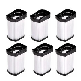 Replacement Vacuum Filters Compatible with Shark WANDVAC Cordless Hand Vacuum WV401 WV401BL WV401PK WV403BR WV410PR WV410BL - Fabric Filters Compare to Part XFFWV400-6 Pack