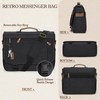 RAINSMORE Messenger Bag for Men 17-17.3 Inch Laptop Bag Water-resistant