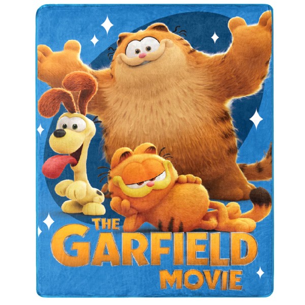 Nickelodeon Garfield Throw Blanket Silk Touch, 40"x 50" The Movie