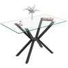 KUVADAZ 47" Rectangle Dining Table for 2 3 4 People,