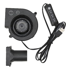 Ventilador USB, Ventilador de Refrigeración USB de 3,8 Pulgadas, 5 V, Modo de 3 Velocidades, Ventilador de Refrigeración sin Escobillas CC, Mini venti