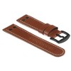 DASSARI Aviator Pilot Leather Quick Release Watch Band Strap with