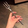 Dinner Forks, Stainless Steel Trident Fork, Stainless Steel, Poseidon Design,