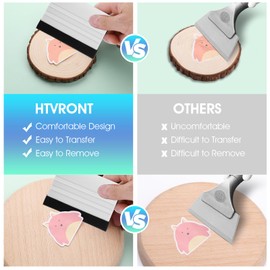 2Pcs Vinyl Squeegee Tool Felt Edge Squeegee Decal Squeegees Remove Bubbles, 4 Inch Felt Squeegees Vinyl Scraper Tool (White)