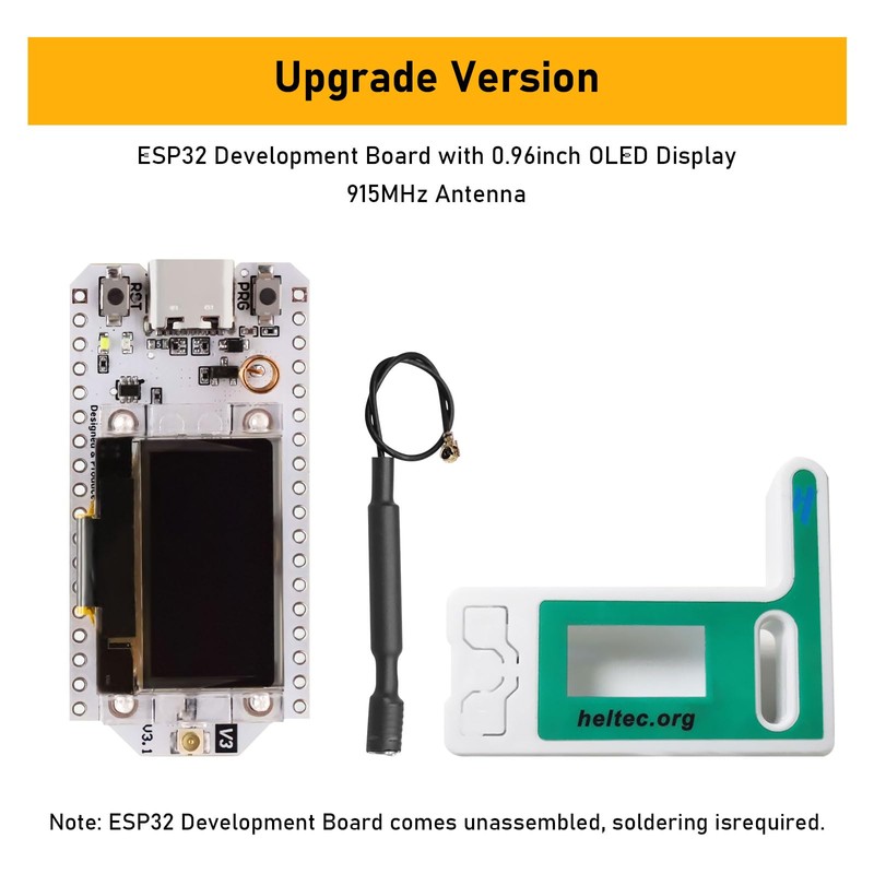APKLVSR LoRa ESP32 Board, Lora V3 WiFi + BLE Development