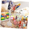 Tofficu Manual Grinding Rod Glass Pestle Round Handle for Paints