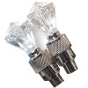 LED Diamond Gem Light 2X Orange Tire Wheels Valve Stem