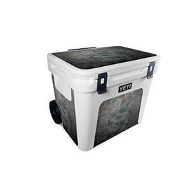 MightySkins Skin Compatible with Yeti Roadie 60 Wheeled Cooler - Shadow Concrete | Protective, Durable, and Unique Vinyl Decal wrap Cover | Easy to Apply, Remove, and Change Styles | Made in The USA
