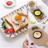 CAREDGO Set of 4 Fried Egg Moulds Stainless Steel Round