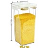 Hoffnugshween Vacuum Food Storage Container – Press-to-Seal Airtight Box, Durable