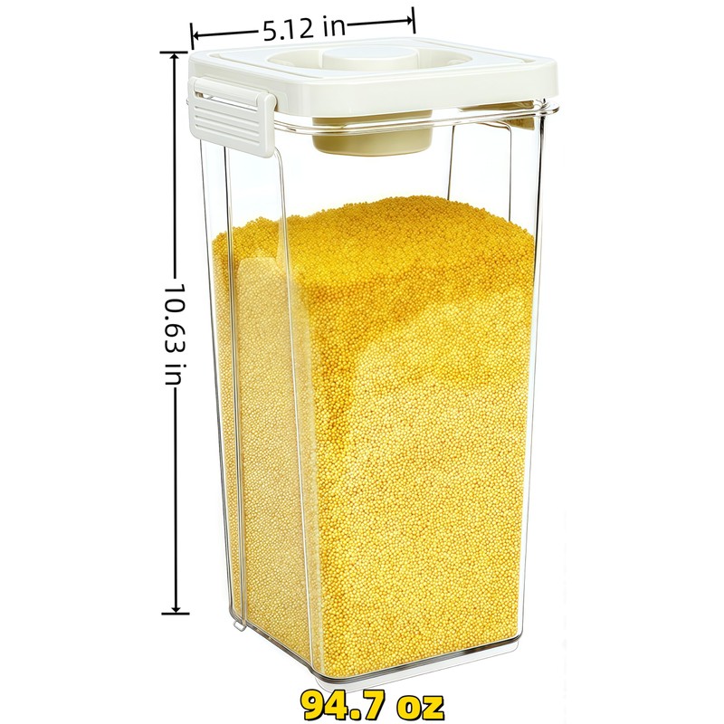 Hoffnugshween Vacuum Food Storage Container – Press-to-Seal Airtight Box, Durable