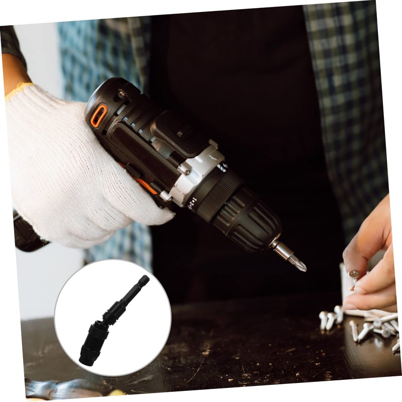Gadpiparty Pivot Bit Holder Magnetic Drill Bit Extender Flexible Rotation
