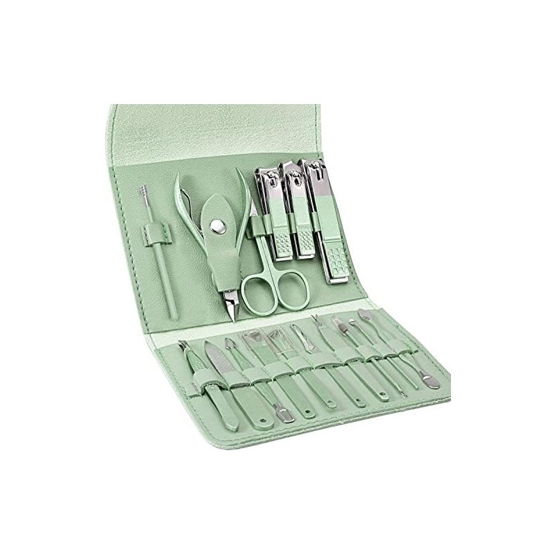 Manicura Set 16 en 1 Kit de Acero Inoxidable para