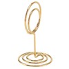 MUKSEUT 60 PCS 2 Inch Gold Table Number Holders, Metal