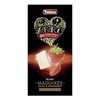 Torras Zero Schokolade, Schokolade ohne Zuckerzusatz, Weiße Schokolade mit Erdbeerstückchen,
